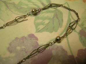 broken vintage wire necklace
